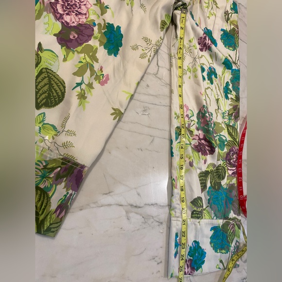 JCrew Collection Ratti Floral Print Cropped Pants size 2 - Picture 6 of 6